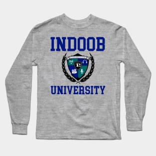 Indoob University with Emblem Long Sleeve T-Shirt